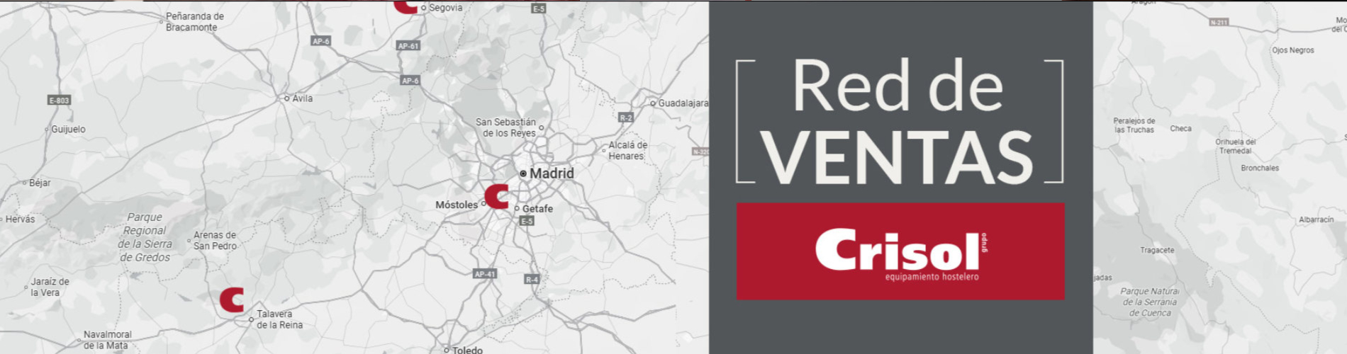 Red de ventas Grupo Crisol